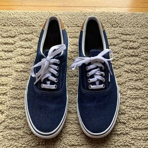 Van’s Blue Denim and Brown leather